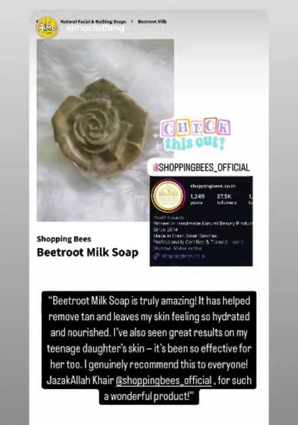 Beetroot Milk Soap
