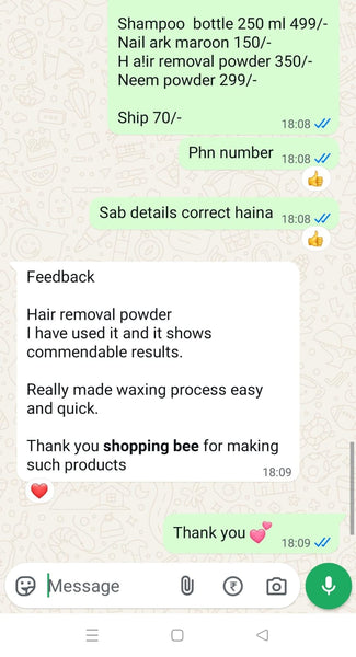 Hair Removal Powder