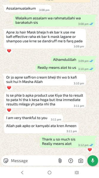 Anti Dandruff / Anti Lice Hair Mask