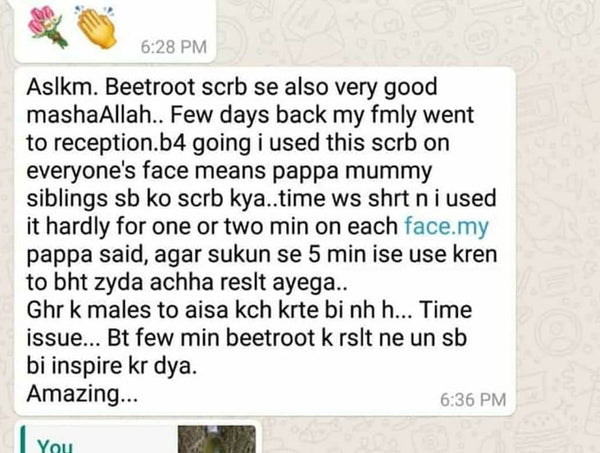 Beetroot Lip & Cheeks Scrub