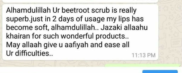 Beetroot Lip & Cheeks Scrub
