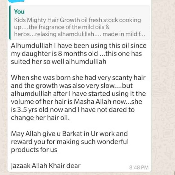 Mighty Nourish Baby Hair Oil