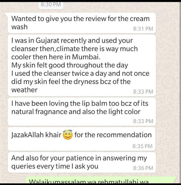 Saffron Creme Facewash Cleanser