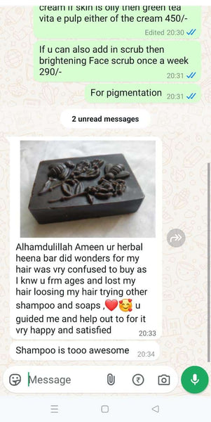 Henna Shampoo Bars