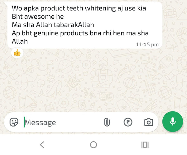 Tooth Cleansing & Whitening Powder