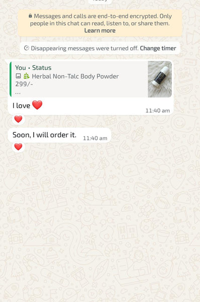 Natural Non Talc Powder