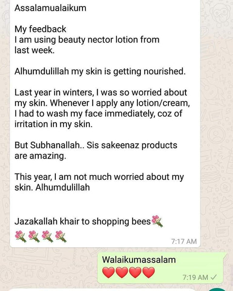 Beauty Nectar Moisturizing Lotion