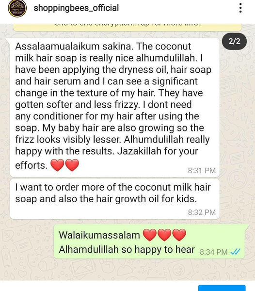 Coconut Milk shampoo bar